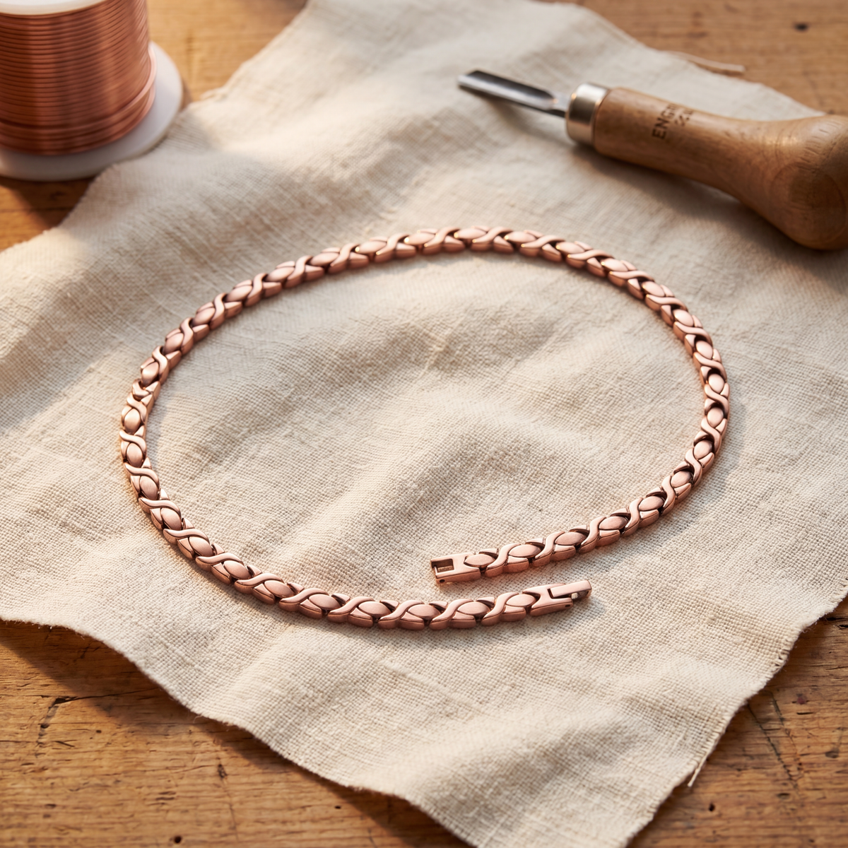 Patricia's Cedar Copper Necklace