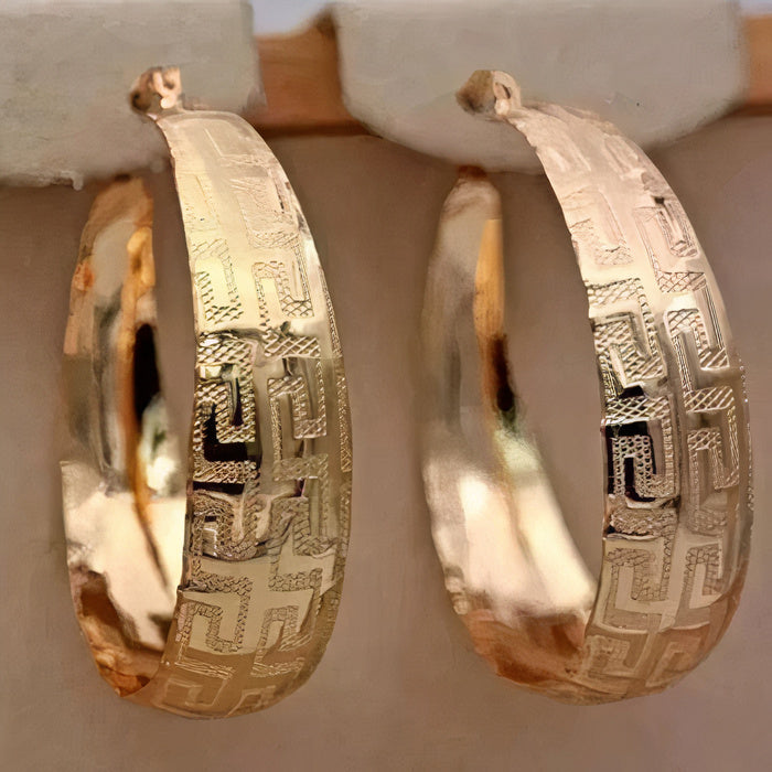 Vintage Gold Etnic Earrings