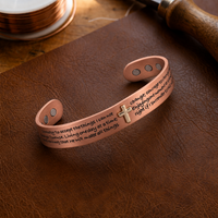 Patricia's Creed Copper Bracelet