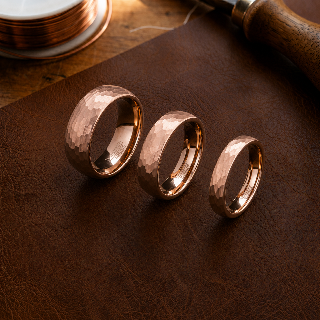 Patricia's Dint Copper Ring