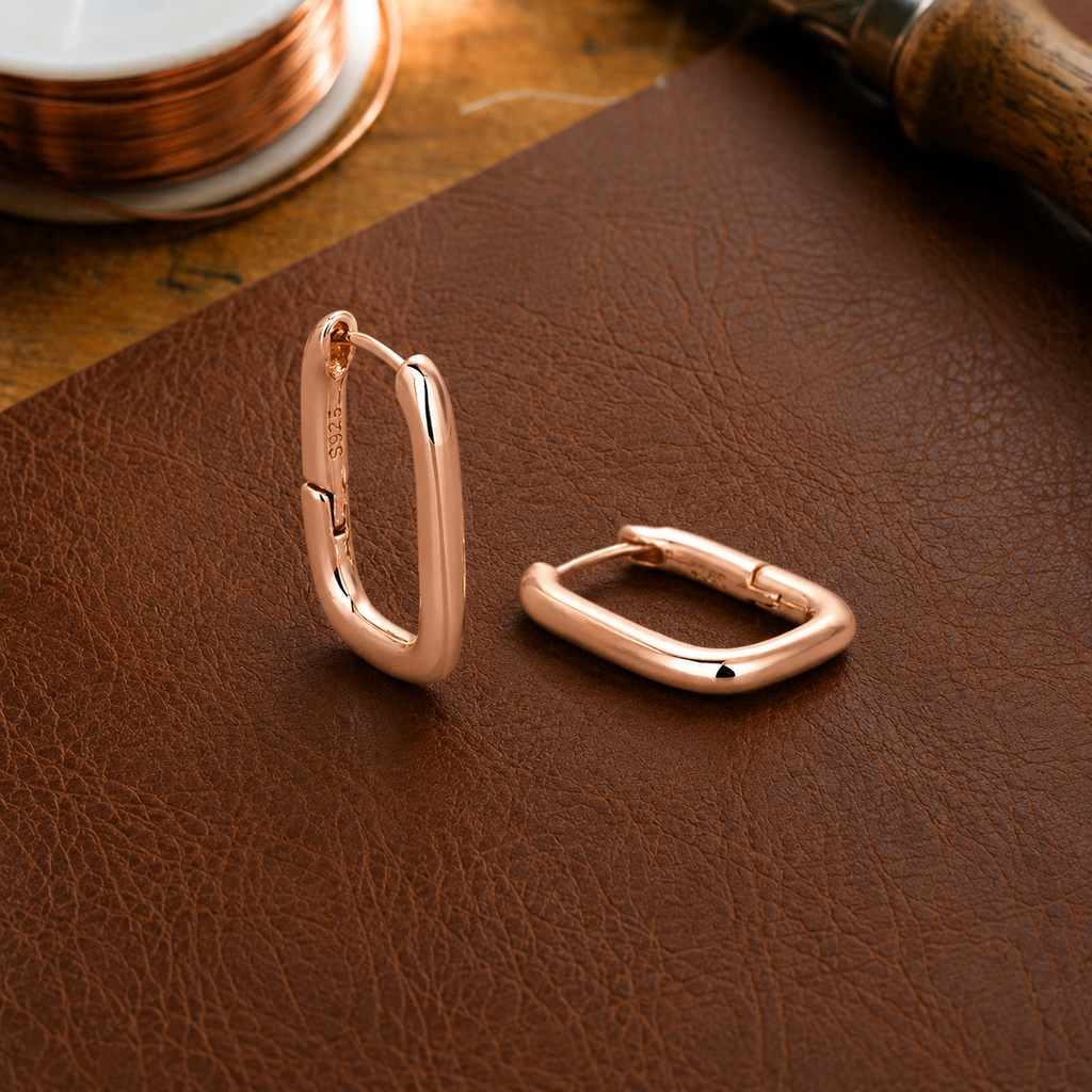 Patricia's Clasp Copper Earrings