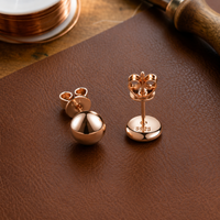 Patricia's Dome Copper Earrings