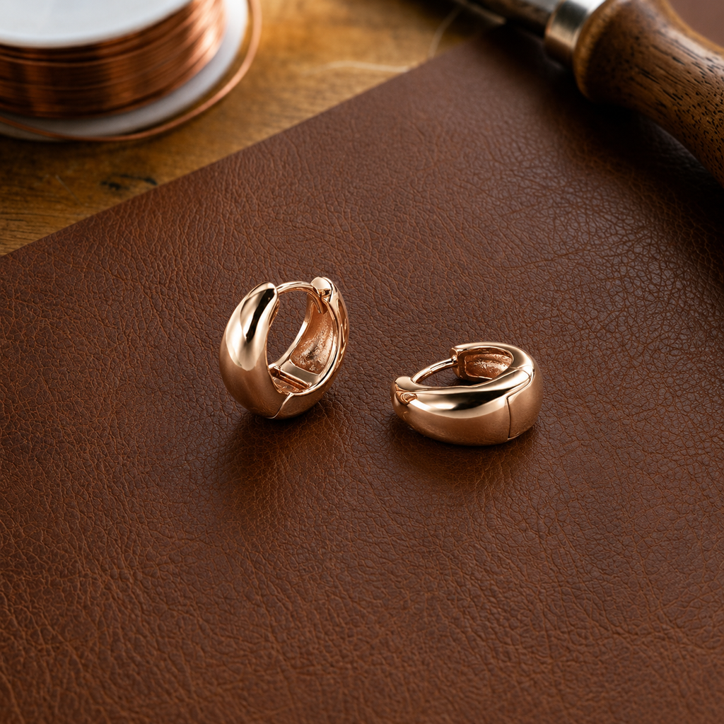 Patricia's Hull Copper Earrings