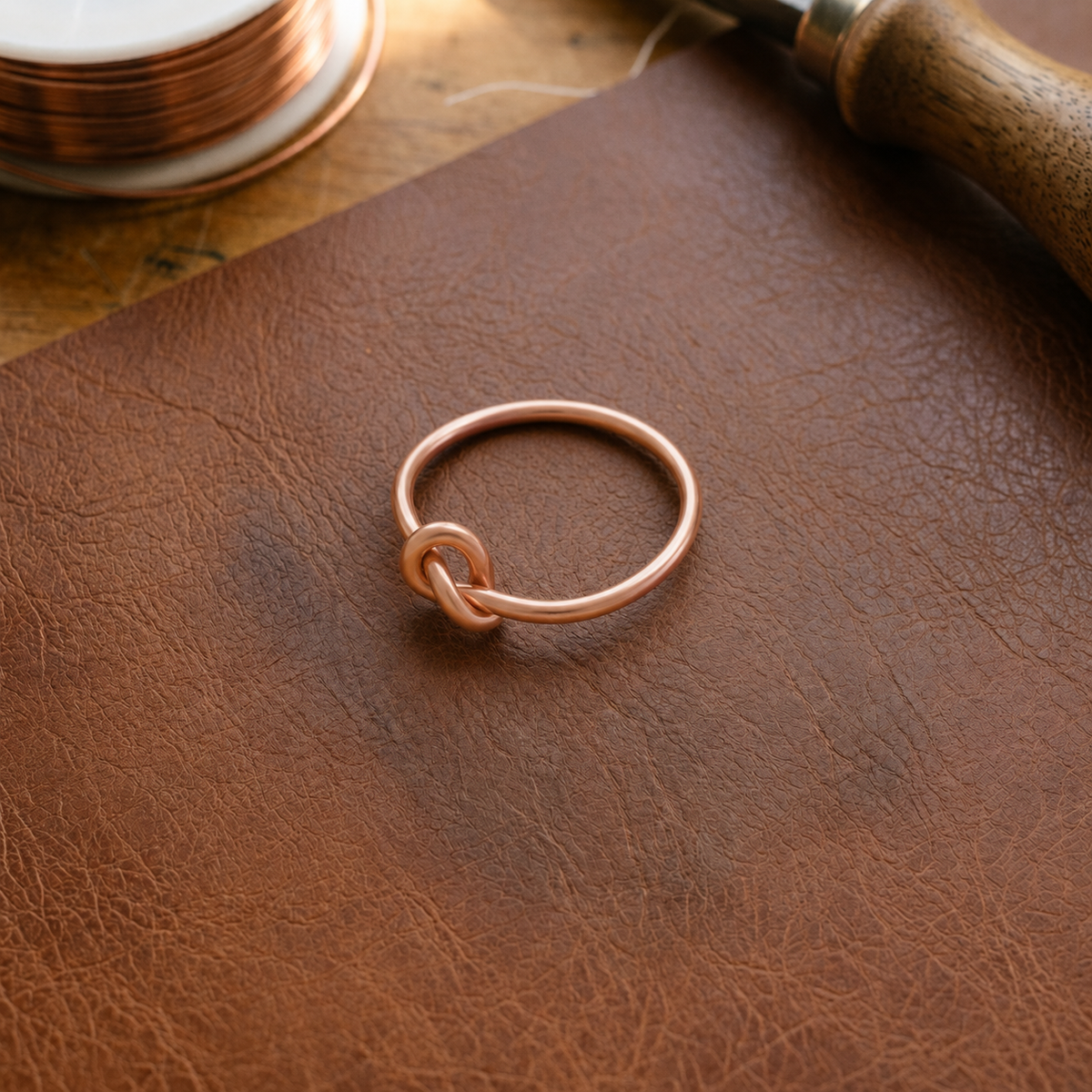 Patricia's Lace Copper Ring