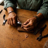 Patricia's Kiln Copper Earrings