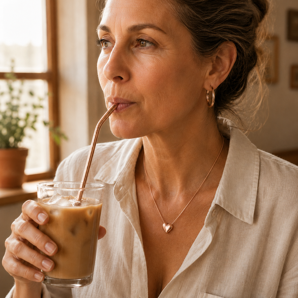 Patricia's Copper Straw Set