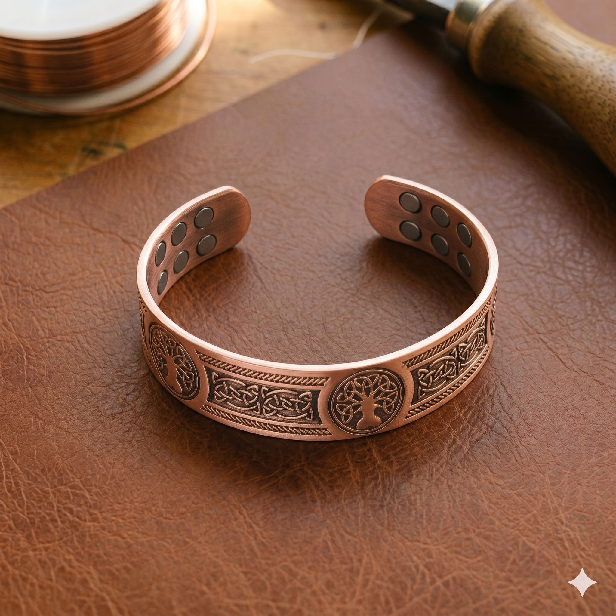Patricia's Bough Copper Bracelet