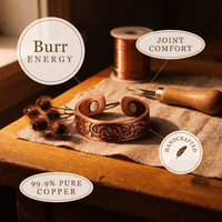 Patricia's Burr Copper Ring