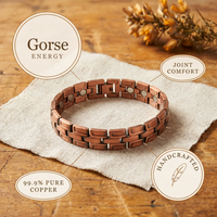 Patricia's Gorse Men's Copper Bracelet