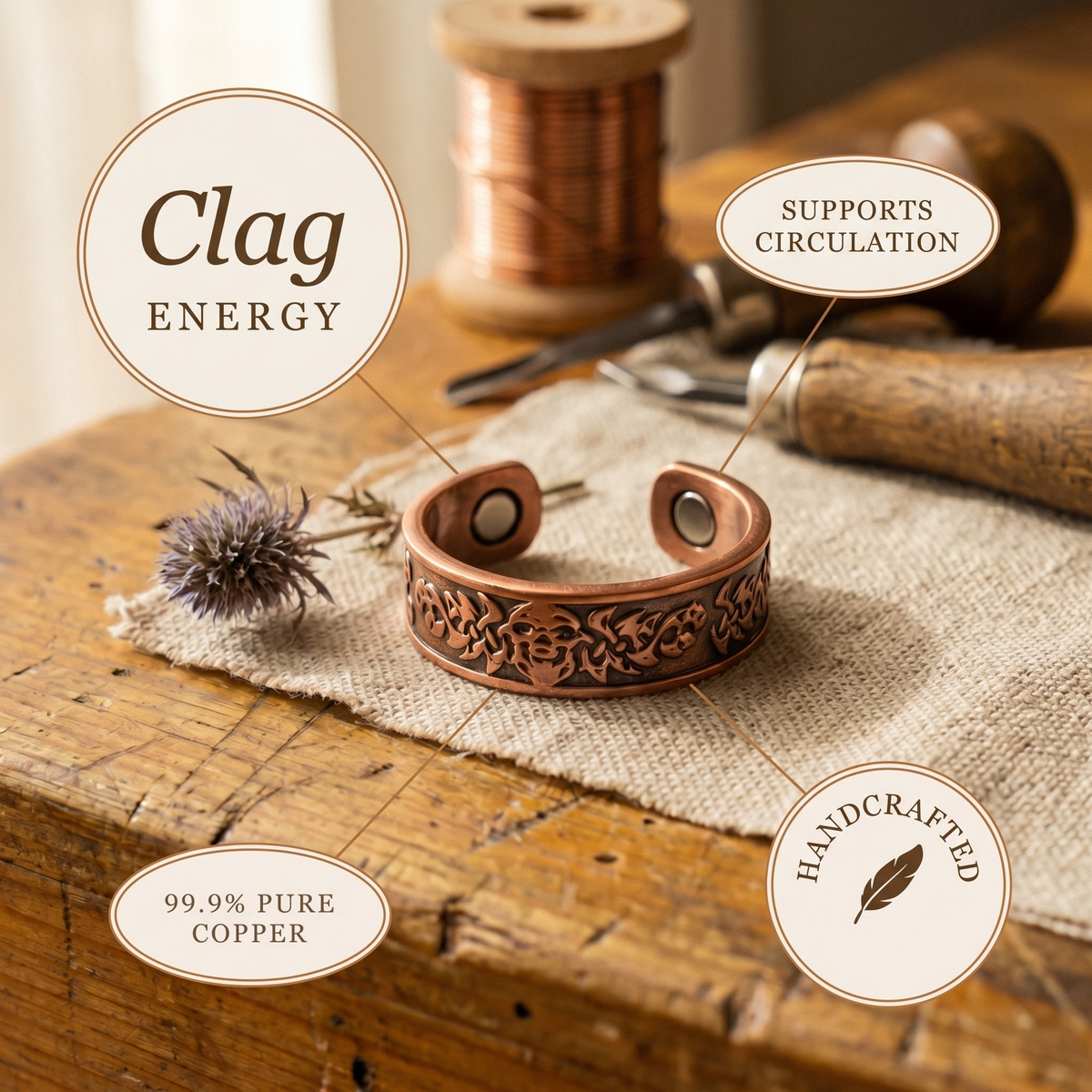 Patricia's Clag Copper Ring