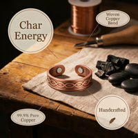 Patricia's Char Copper Ring