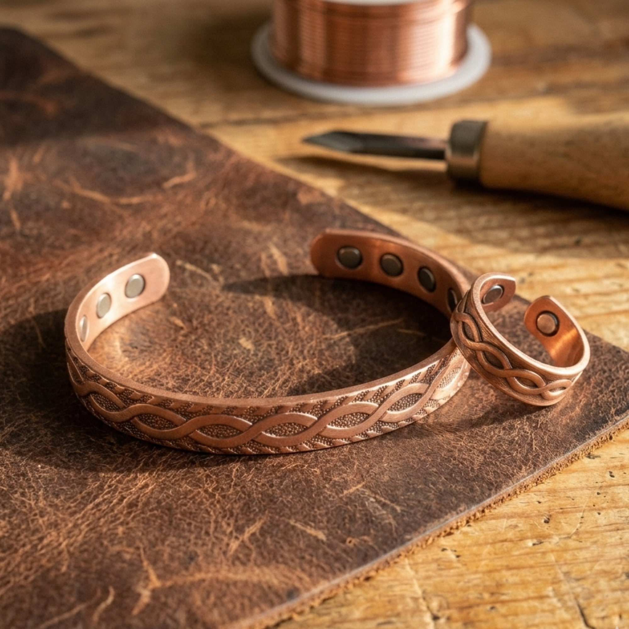 Patricia's Knot Copper Set
