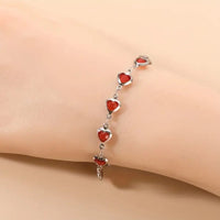 Ophelyra Garnetelle Bracelet White Gold