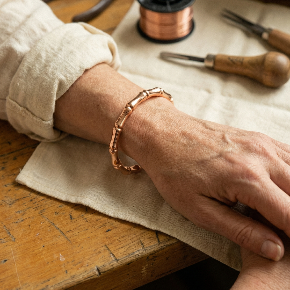 Patricia's Grove Copper Bracelet