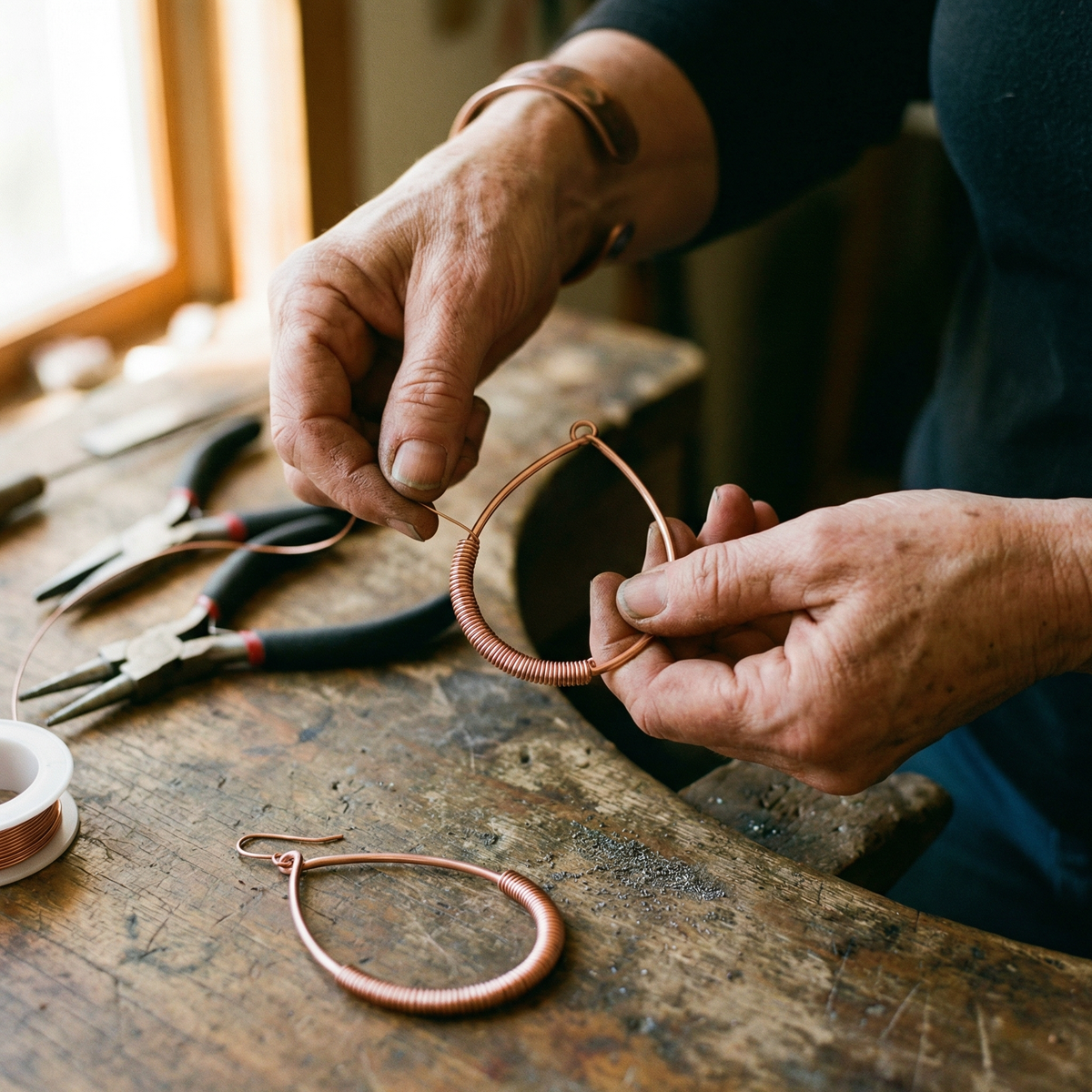 Patricia's Creek Copper Earrings