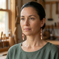 Patricia's Dusk Copper Earrings