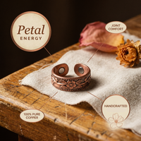 Patricia's Petal Copper Ring