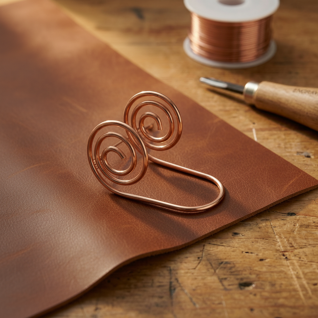 Patricia's Flow Copper Hand Spiral