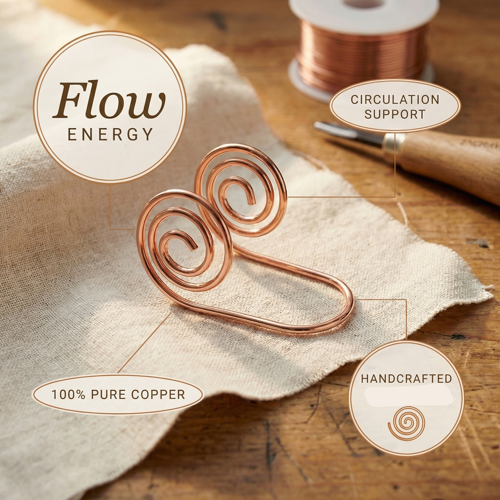 Patricia's Flow Copper Hand Spiral