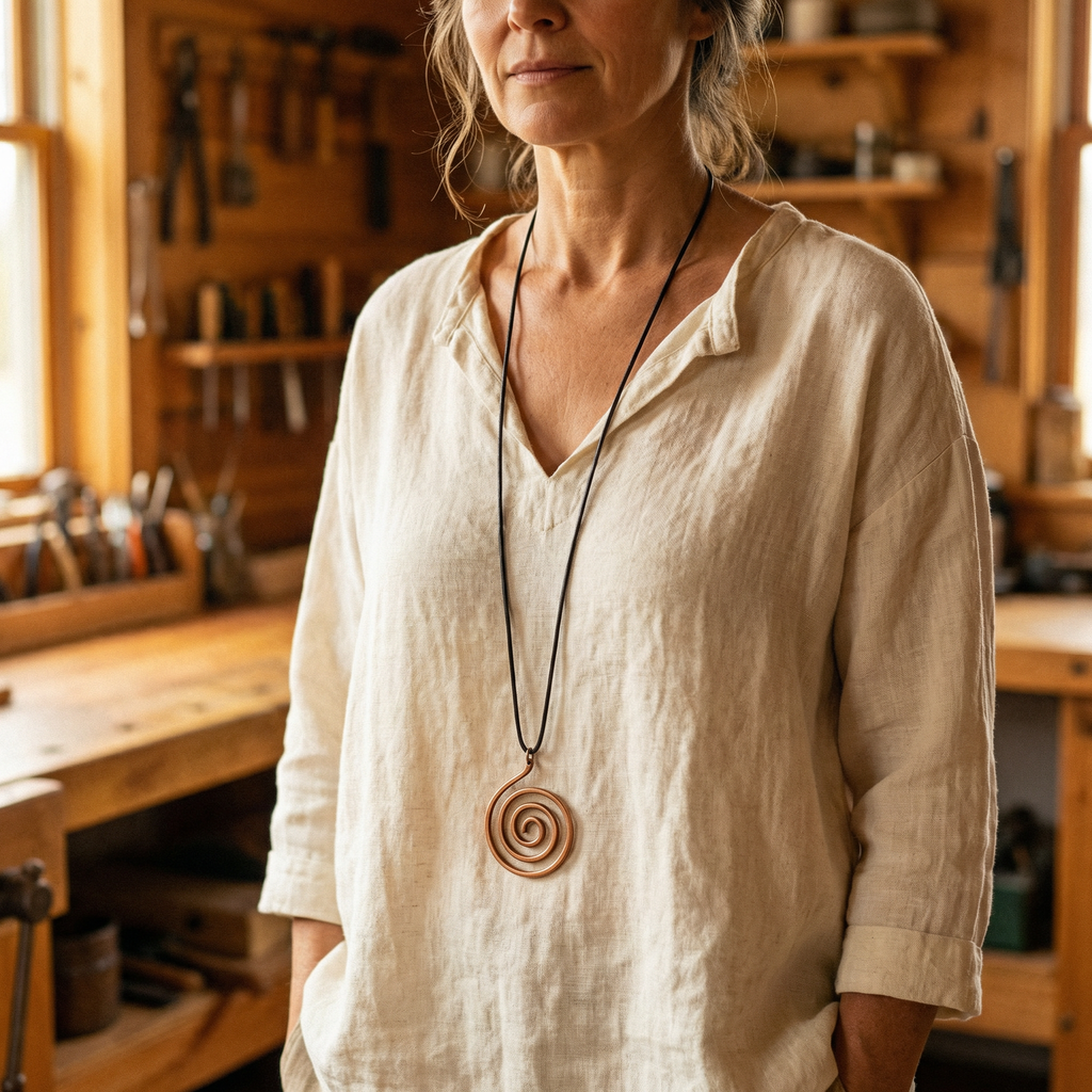 Patricia's Mesa Copper Necklace