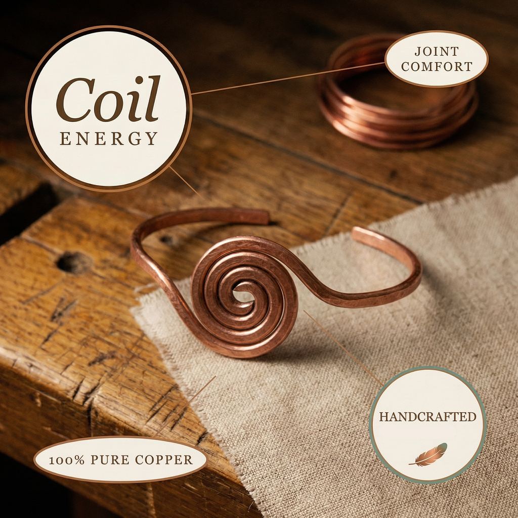 Patricia's Coil Copper Anklet