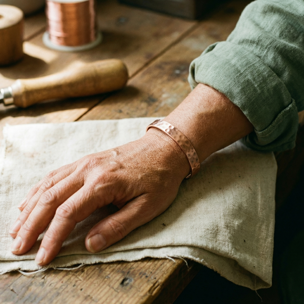 Patricia's Lodestone Copper Bracelet