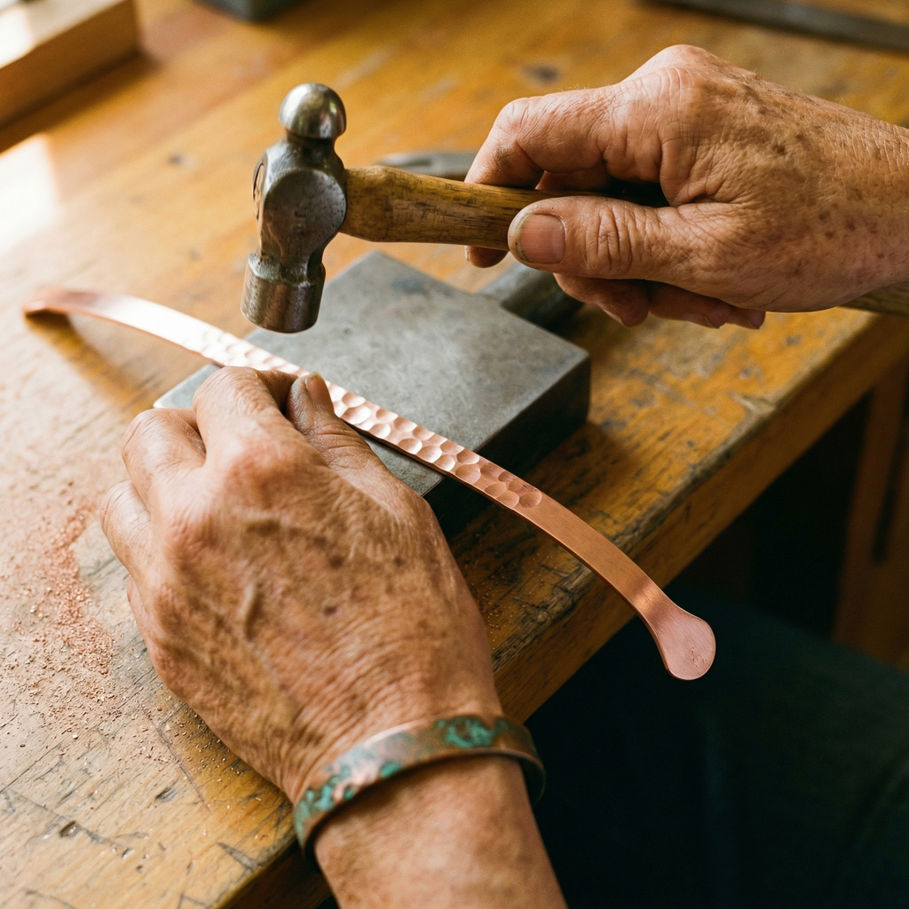 Patricia's Lodestone Copper Bracelet