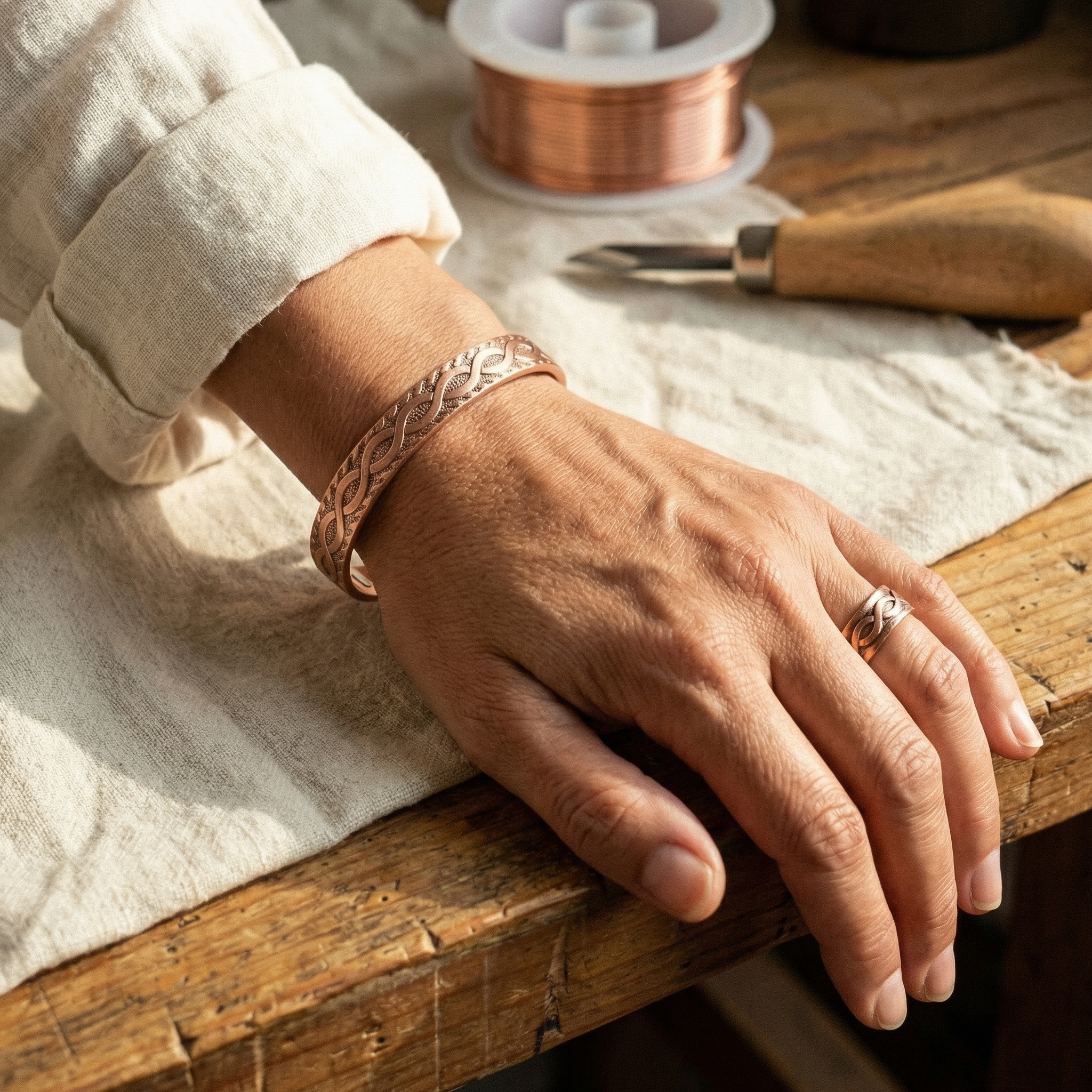 Patricia's Knot Copper Set