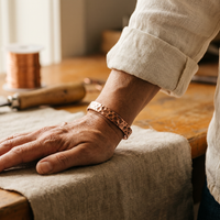 Patricia's Furrow Copper Bracelet