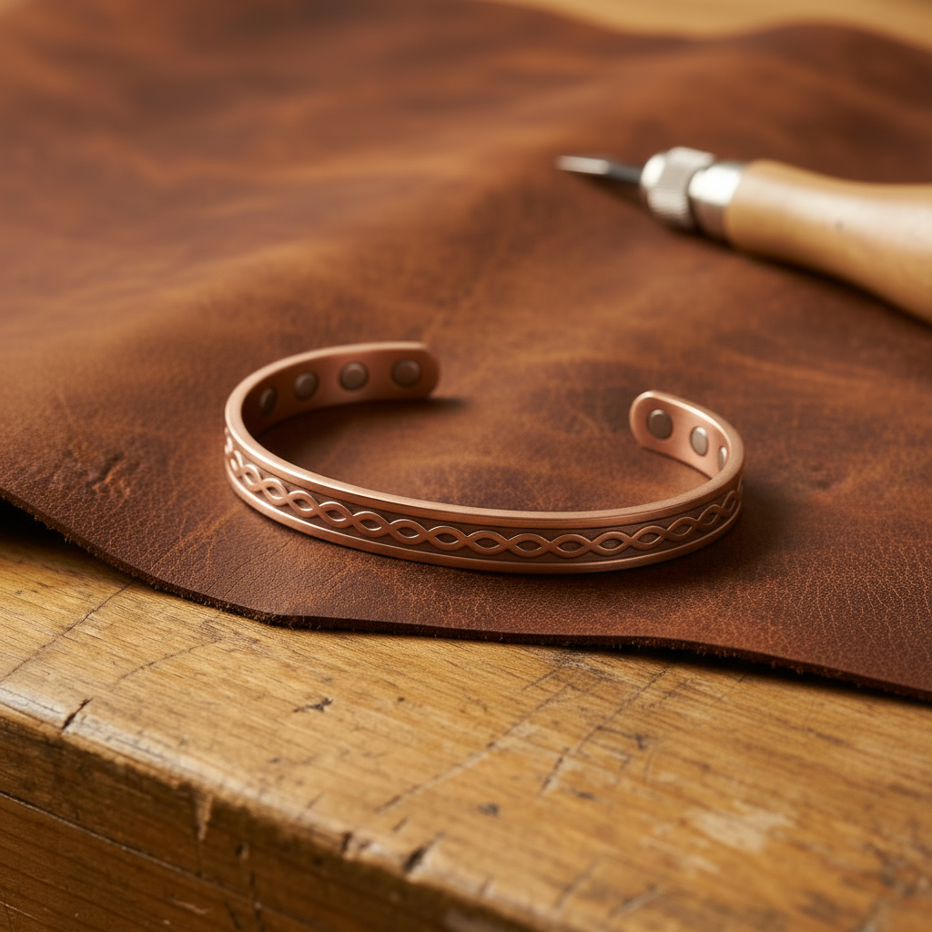 Patricia's Current Copper Bracelet