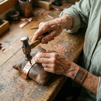 Patricia's Hearth Copper Bracelet