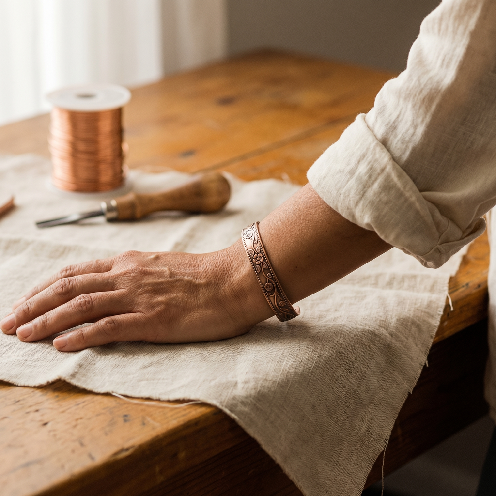 Patricia's Knell Copper Bracelet