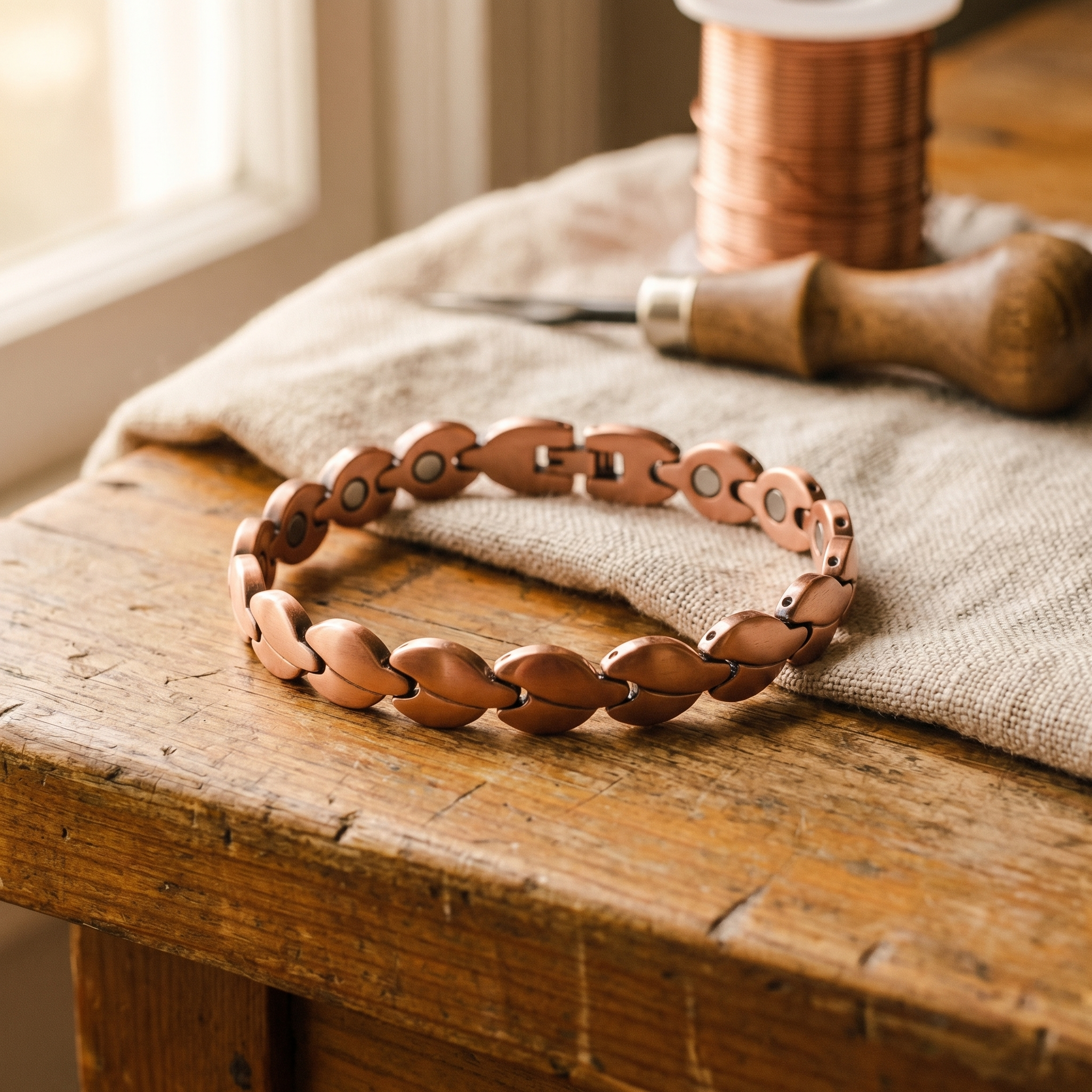 Patricia's Marsh Copper Anklet