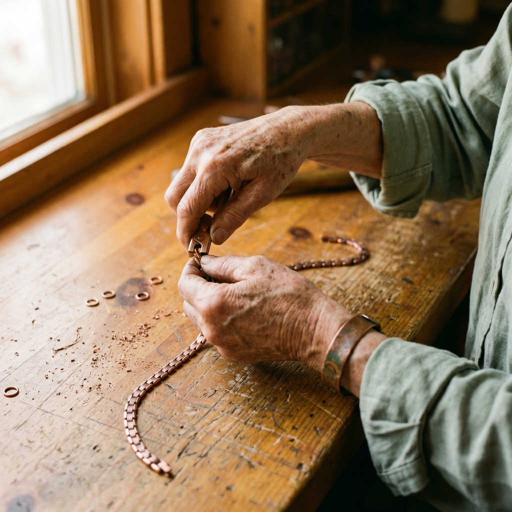 Patricia's Haze Copper Necklace