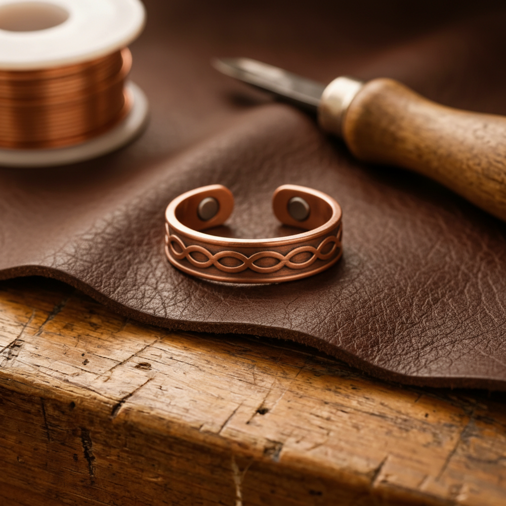 Patricia's Char Copper Ring