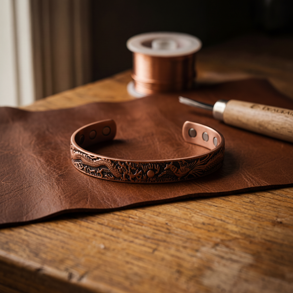 Patricia's Loam Copper Bracelet