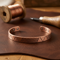 Patricia's Crest Copper Bracelet