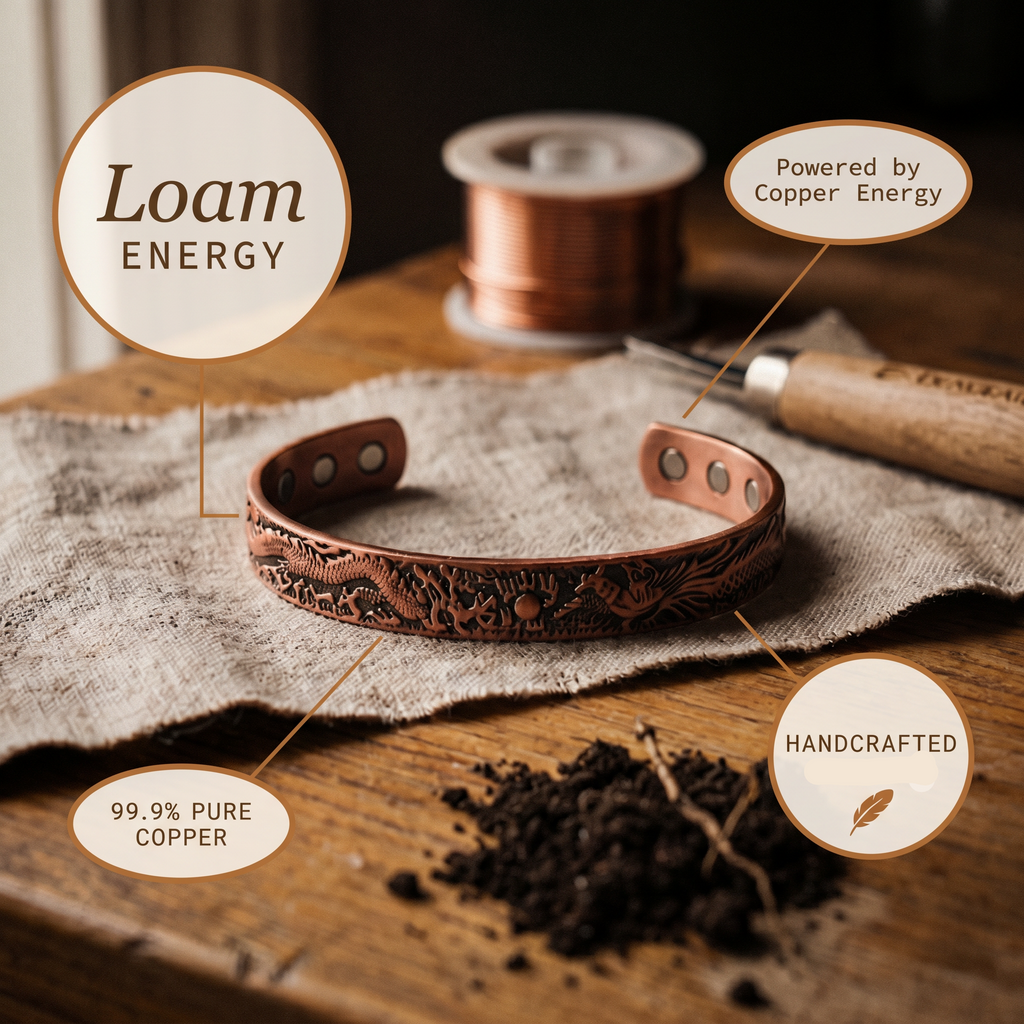 Patricia's Loam Copper Bracelet