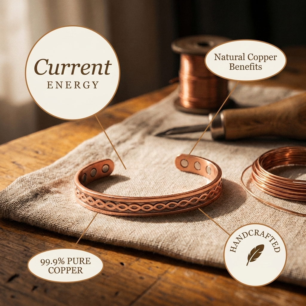 Patricia's Current Copper Bracelet