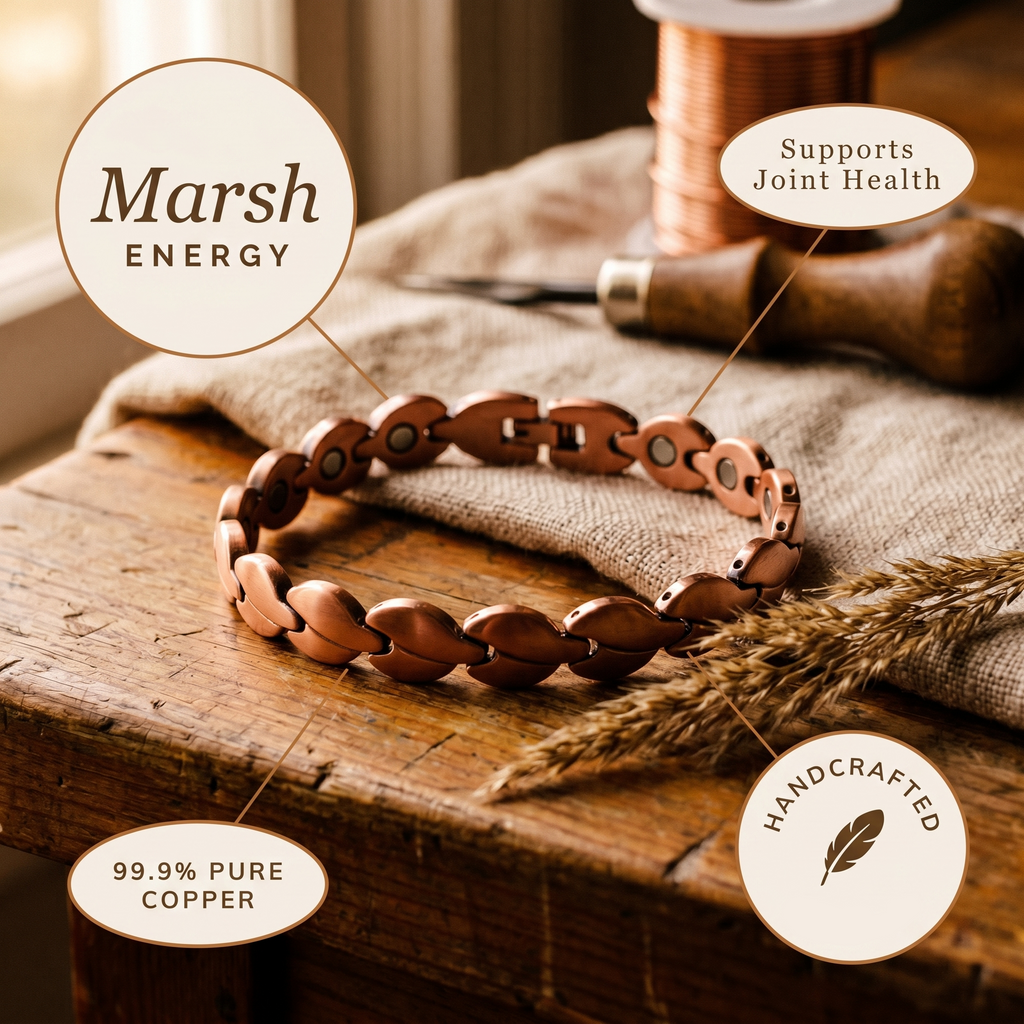 Patricia's Marsh Copper Anklet