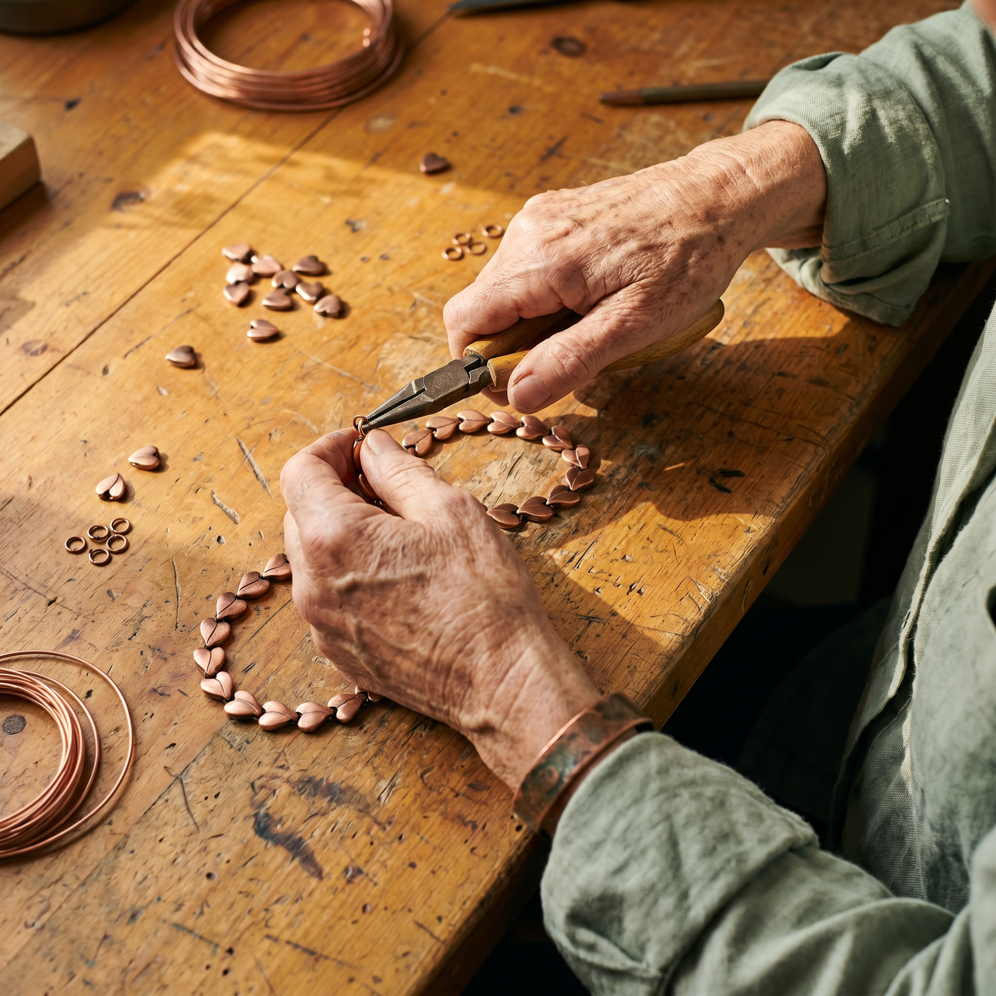 Patricia's Briar Copper Necklace