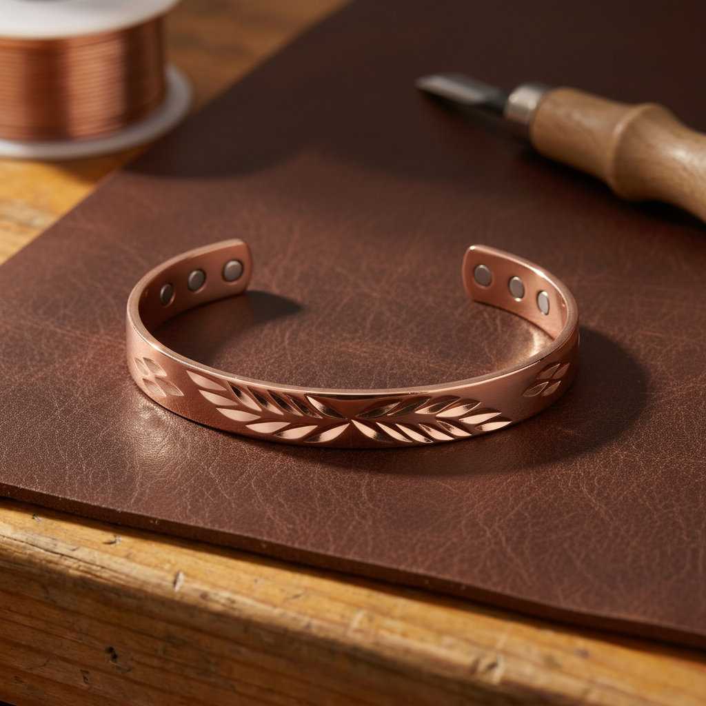 Patricia's Lunar Copper Bracelet
