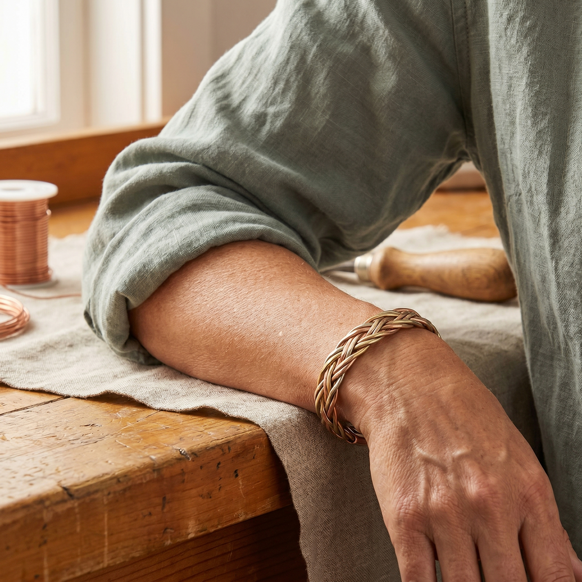 Patricia's Mire Copper Bracelet