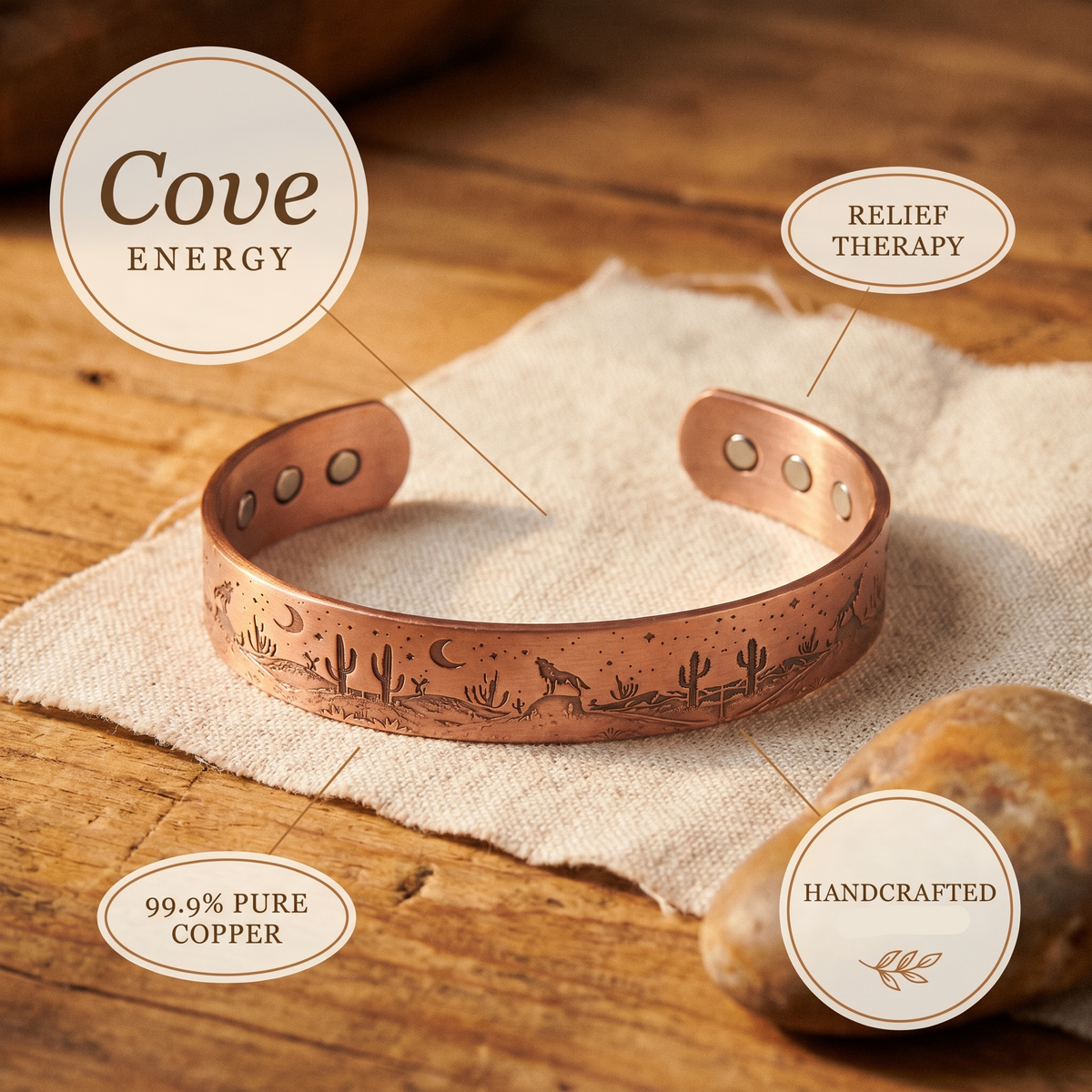 Patricia's Cove Copper Bracelet