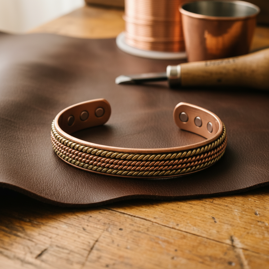 Patricia's Forge Copper Bracelet