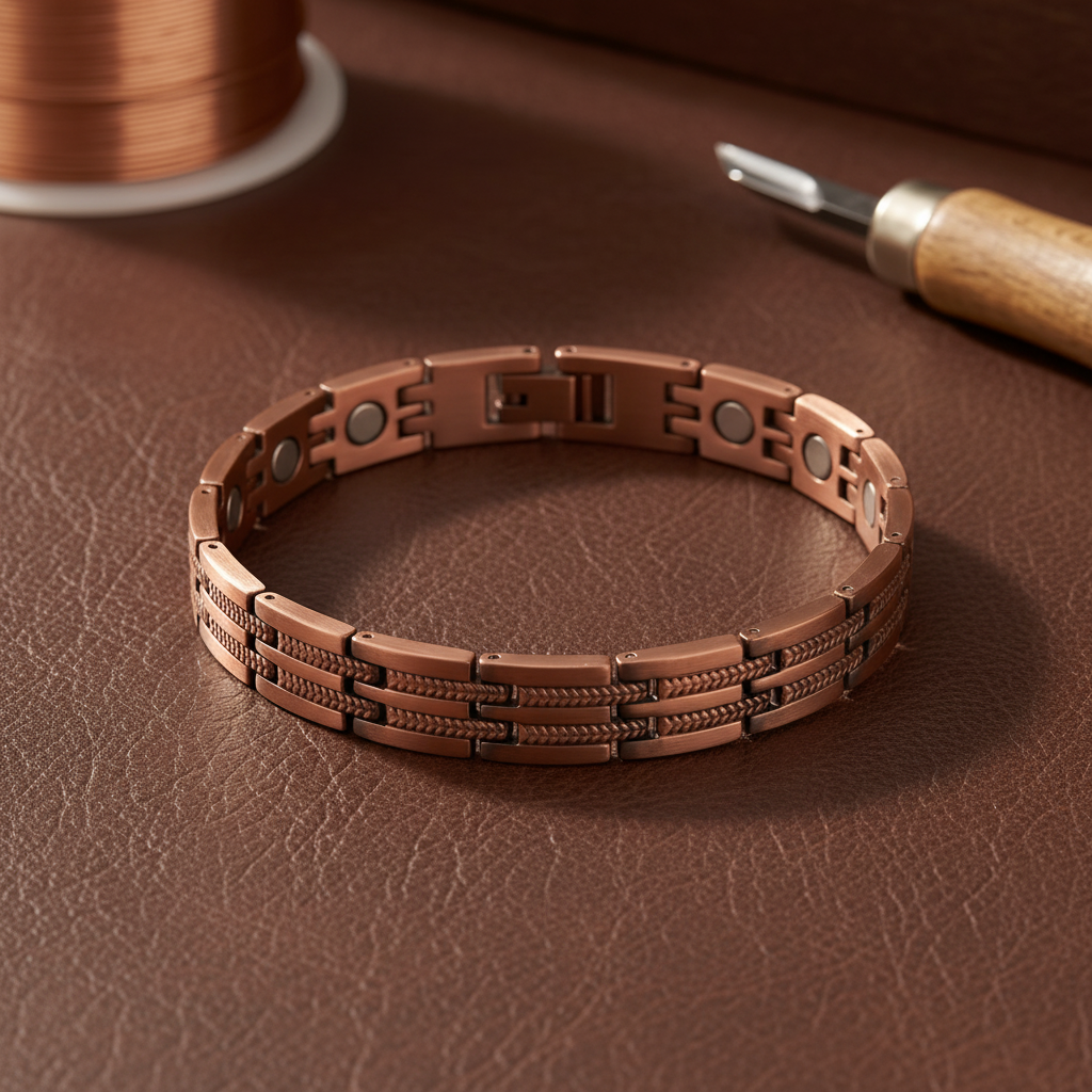 Patricia's Pike Men's Copper Bracelet