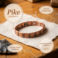 Patricia's Pike Men's Copper Bracelet