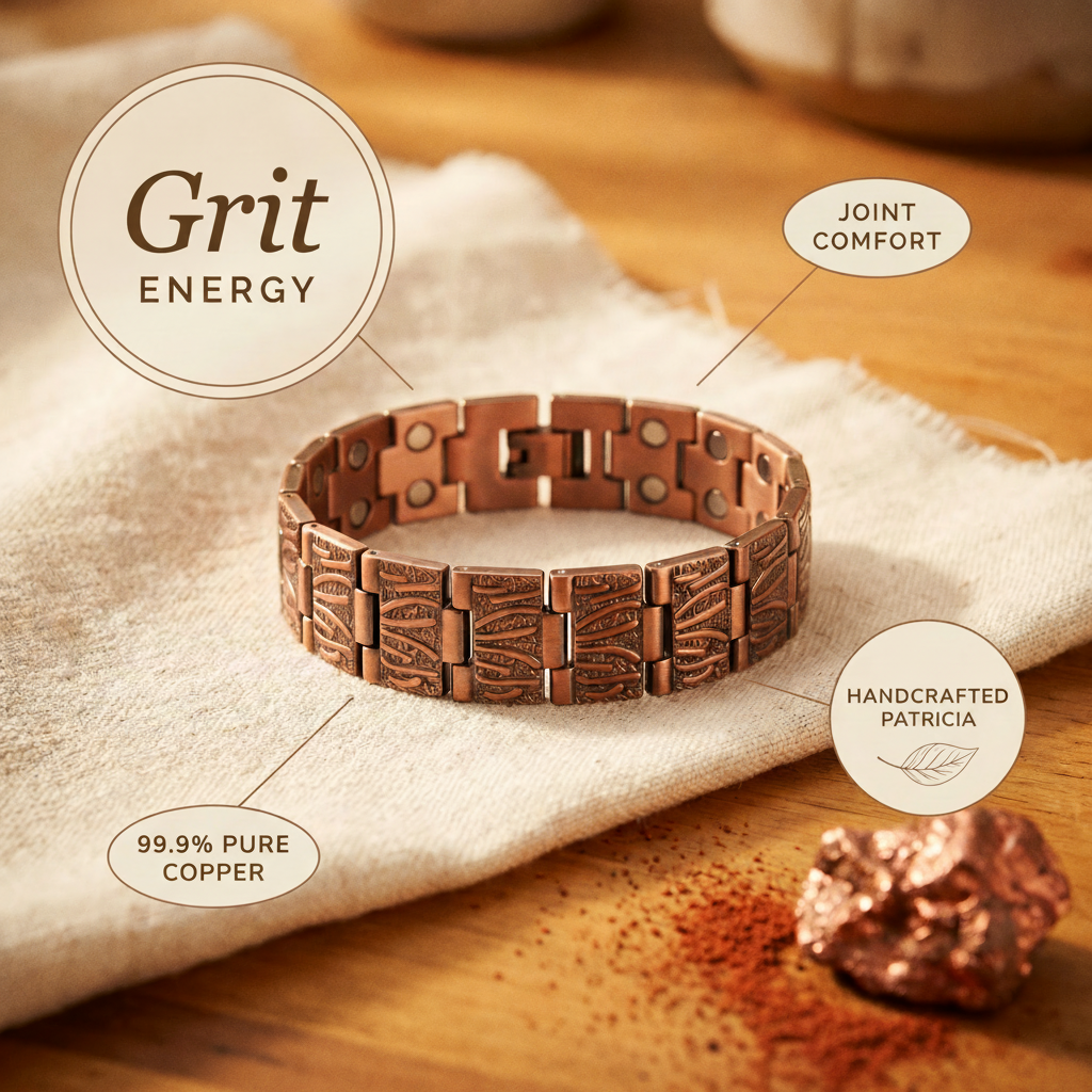 Patricia's Grit Men's Copper Bracelet