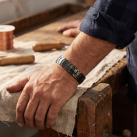 Patricia's Ochre Men's  Copper Bracelet