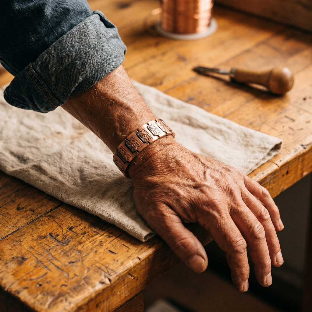 Patricia's Glen Men's Copper Bracelet